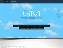 Tablet Screenshot of gm-werbekonzepte.de